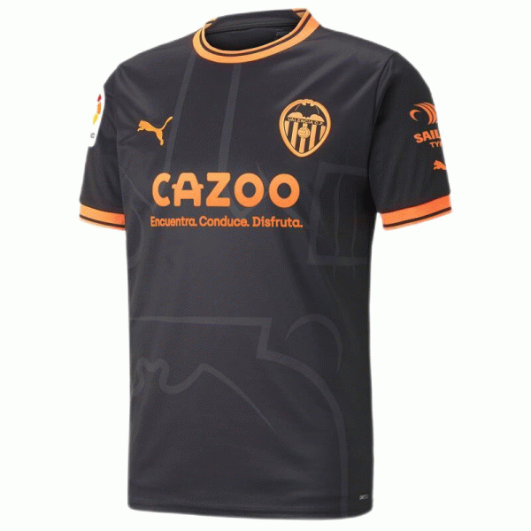 Valencia Soccer Jersey Away Replica 2022/23